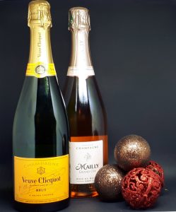 servir espumante na ceia de natal