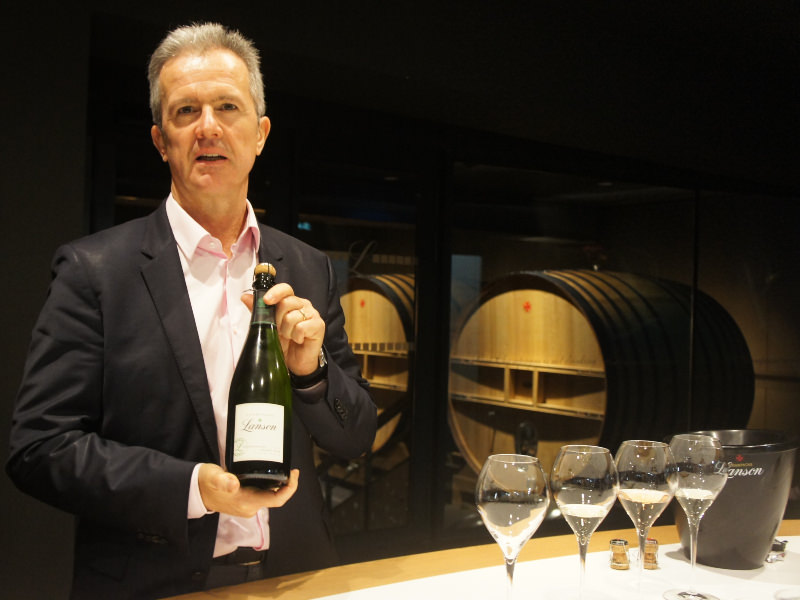 Hervé Dantan, o chef de cave da Lanson