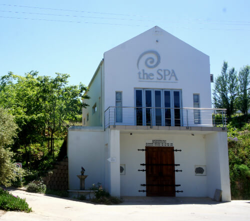 Spa dentro da vinícola
