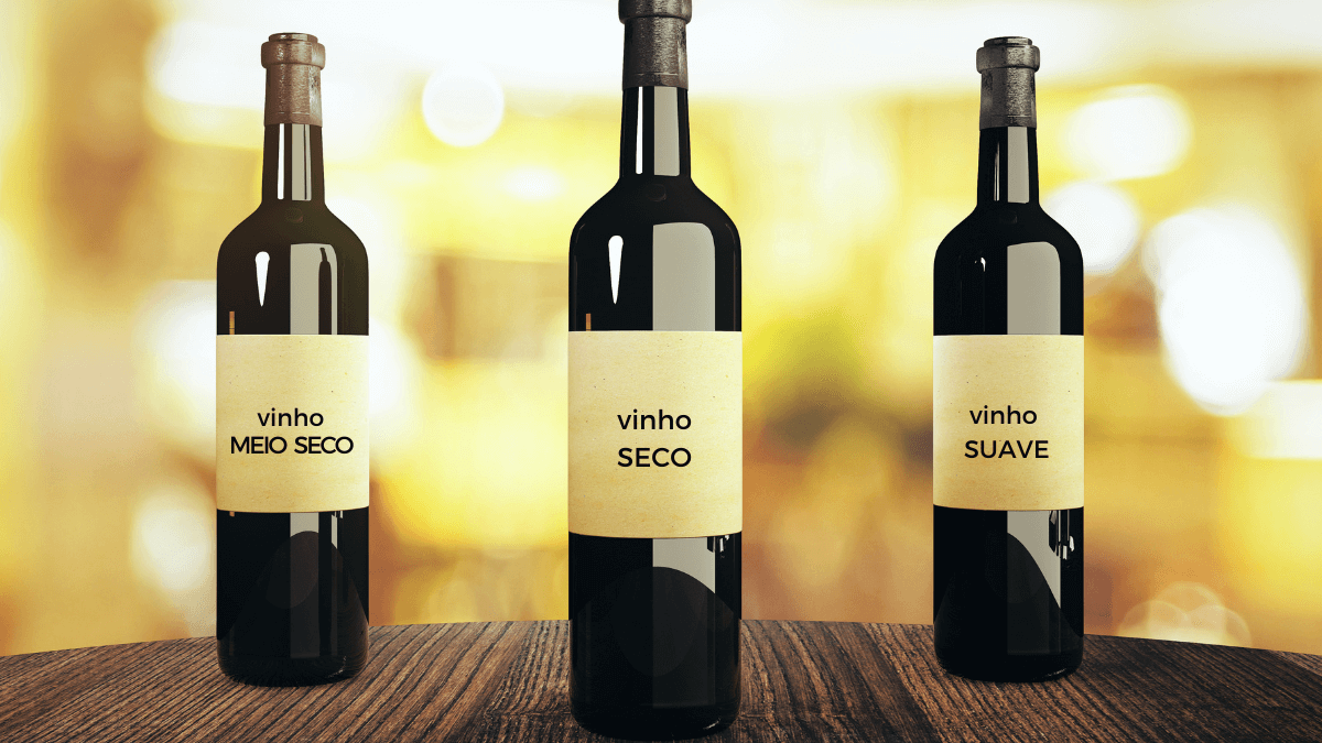 Qual a diferença entre vinho seco, meio seco e suave?