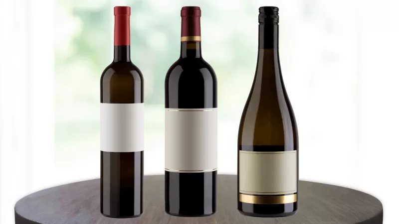 Tamanhos das garrafas de vinho