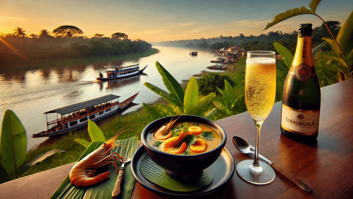 Vinho para combinar com tacacá